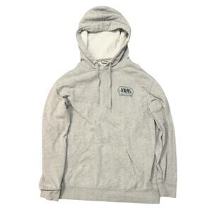 Vans Hoodie - Light Gray Vintage Skate Fit “Off the Wall” Graphic